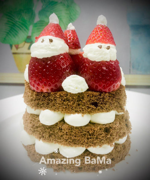 Amazing Bama Club 12月聖誕節獻禮-免焗爐親子聖誕蛋糕製作